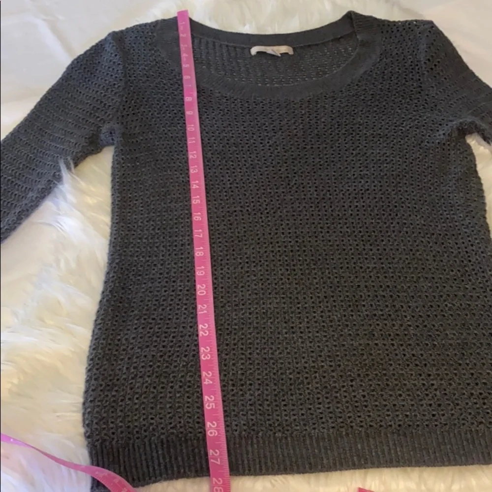 Banana Republic scoop neck gray sweater size small knit